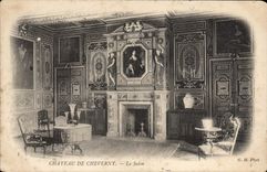 CPA Chateau De Cheverny Le salon