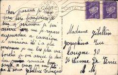 VINTAGE POSTCARD Avignon the Palate of Papee and the Cathedral