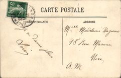 VINTAGE POSTCARD Valence Ruins of Crussol Dimensions Northern