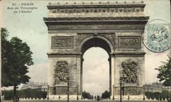 CPA Paris Arc de Triomphe de L'Etoile