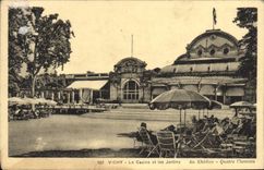 VINTAGE POSTCARD Vichy the Casino and Gardens With the Khedive Four ways