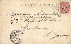 VINTAGE POSTCARD Paris Monument of Gambetta