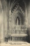 VINTAGE POSTCARD Paris Church St Etienne of the Mount Furnace bridge of co. Genevieve