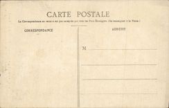 VINTAGE POSTCARD Paris Church St Etienne of the Mount Furnace bridge of co. Genevieve