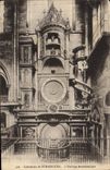 Catedral de la POSTAL de la VENDIMIA de Estrasburgo el reloj astronómico