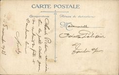 VINTAGE POSTCARD Trawl-net on the Saone Kiosk of music