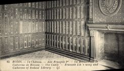 CPA Blois Le Chateau Aile Francois 1er La Bibliotheque de Catherine de Medicis