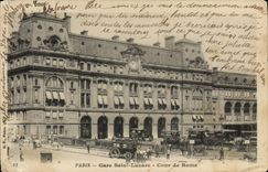 CPA Paris Gare Saint Lazare Cour de Rome