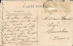 VINTAGE POSTCARD Valence the House of the Heads