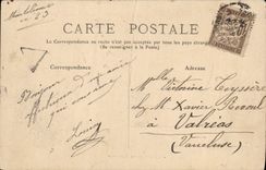 VINTAGE POSTCARD Montelimar Public garden Marble the Lion and Ret