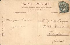 VINTAGE POSTCARD Peasant