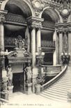 VINTAGE POSTCARD Paris Staircases of the Opera
