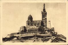 CPA Marseille ND de la Garde Caserne du fort 