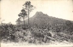 VINTAGE POSTCARD Cannes Nouvelle Road of Raphael Saint has Cannes the peak of Aurelle