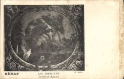 CPA Paris Senat Les Jordaens La fete de Bacchus 