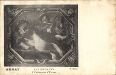 CPA Paris Senat Les Jordaens L'enlevement d'Europe