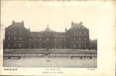 VINTAGE POSTCARD Senate the Palate frontage on the garden