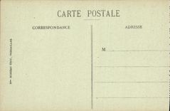 VINTAGE POSTCARD Versailles the park water floors on the terrace