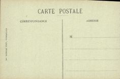 VINTAGE POSTCARD Versailles the Park Seen Of the Castle On the Gardens and the Royal Alley