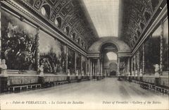 POSTAL Versalles de la VENDIMIA la galería de las batallas
