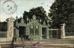 VINTAGE POSTCARD Lyon Main entrance of the Park of the Head d4Or