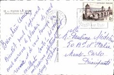 MODERN CARD Paris Nutt Notre Dame de Paris