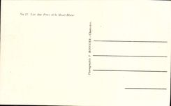 POSTAL MODERNA lago de Praz y de Mont Blanc