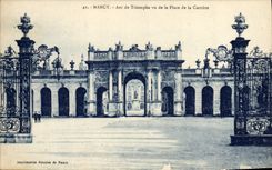 CPA Nancy Arc de Triomphe Vu de la Place de la Carriere