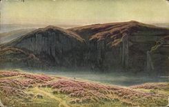 VINTAGE POSTCARD Didier Pouget high plateaus limousins