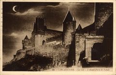CPA Carcassonne La Cite L'Avant Porte de L'Aude