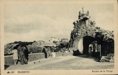 CPA Biarritz Rocher de la Vierge