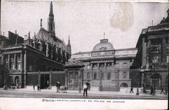 VINTAGE POSTCARD Holy Paris Vault With the Law courts