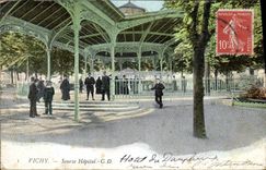 VINTAGE POSTCARD Vichy Hospital Source