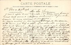 VINTAGE POSTCARD Vichy Church of Souvigny Tomb of Charles 1st Duke of Bourbon and Agnes of Burgundy