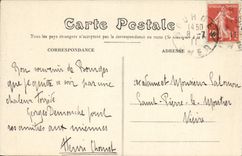 Catedral de la POSTAL de la VENDIMIA de Bourges la puerta central