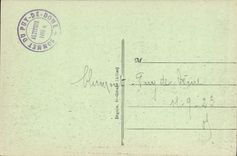 VINTAGE POSTCARD Picturesque Auvergne the chain of Northern Puys seen of the top of Puy de Dome