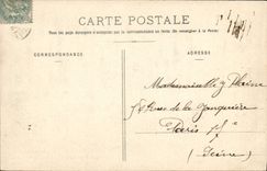 VINTAGE POSTCARD Palate of Versailles Basin of Neptune one Sunday of large water