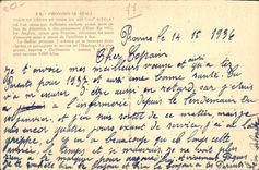 VINTAGE POSTCARD Layered branches Turn of Cesar and turn of the king