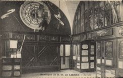 VINTAGE POSTCARD Basilica of Notre Dame De Liesse Sacristy