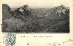 CPA Mont Dore Les Poches Tuilliere et Sanadoire