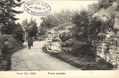 VINTAGE POSTCARD Mont Saint Odile Carries Roman