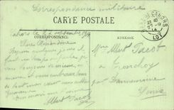 VINTAGE POSTCARD Cahors Monument of the mobiles of the Batch Militaria
