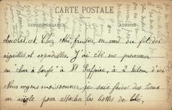 VINTAGE POSTCARD Marcilhac Entered of the Abbey