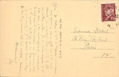 VINTAGE POSTCARD Mortain Valley of Cance the Large Cascade