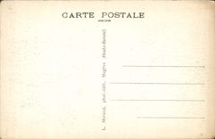 VINTAGE POSTCARD Sea of Ice and Train station of Montenvers