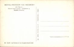 MODERN CARD Guest house With the Dabo Rock the castle and the vault Leon Saint