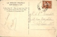 CPA Saint Germain en Laye Pavillon Henri IV