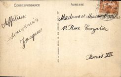 VINTAGE POSTCARD Lake Leman Boat