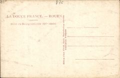 MODERN CARD Rouen Hotel of Bourgtheroulde