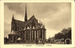VINTAGE POSTCARD Amiens Cathedral the Apse